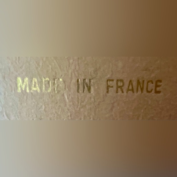 Croute de vachette vintage gorgeous beige camel leather belt -  gold buckle. - Picture 7 of 9